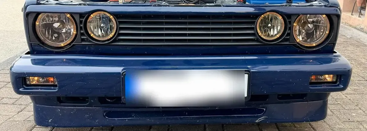 Gebraucht VW Golf Cabriolet 98 PS (72 kW) 1993 Blau Cabrio