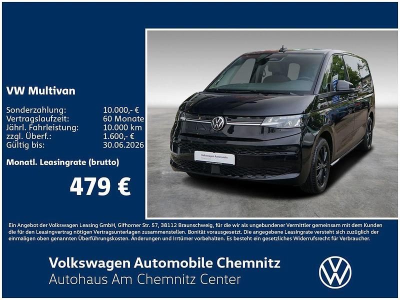 Neu VW Multivan Goal 150 PS (110 kW) 2026 Schwarz Van