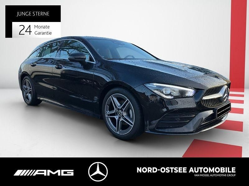 Gebraucht Mercedes CLA200 Shooting Brake AMG 163 PS (119 kW) 2023 Metalliclack kosmosschwarz Kombi