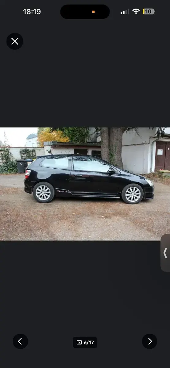 Gebraucht Honda Civic 90 PS (66 kW) 2004 Schwarz Kleinwagen