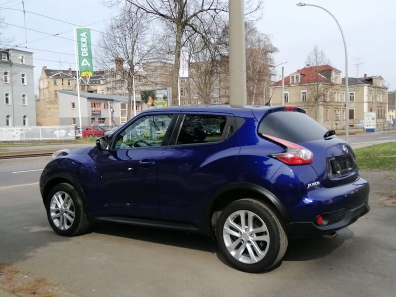 Gebraucht Nissan Juke Acenta 110 PS (80 kW) 2014 Blau SUV