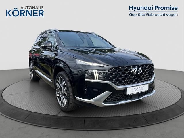 Schwarz Gebraucht 2022 Hyundai Santa Fe Signature SUV | 36.900 € (Fairer Preis) - Bild 1/4