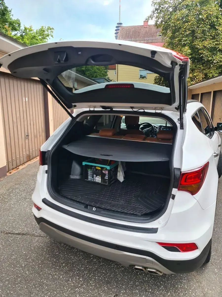 Gebraucht Hyundai Santa Fe Premium 200 PS (147 kW) 2017 Weiß SUV