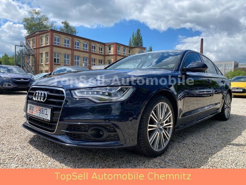 Blau Gebraucht 2014 Audi A6 S-Line Limousine | 14.999 € (Etwas zu teuer) - Bild 1/4