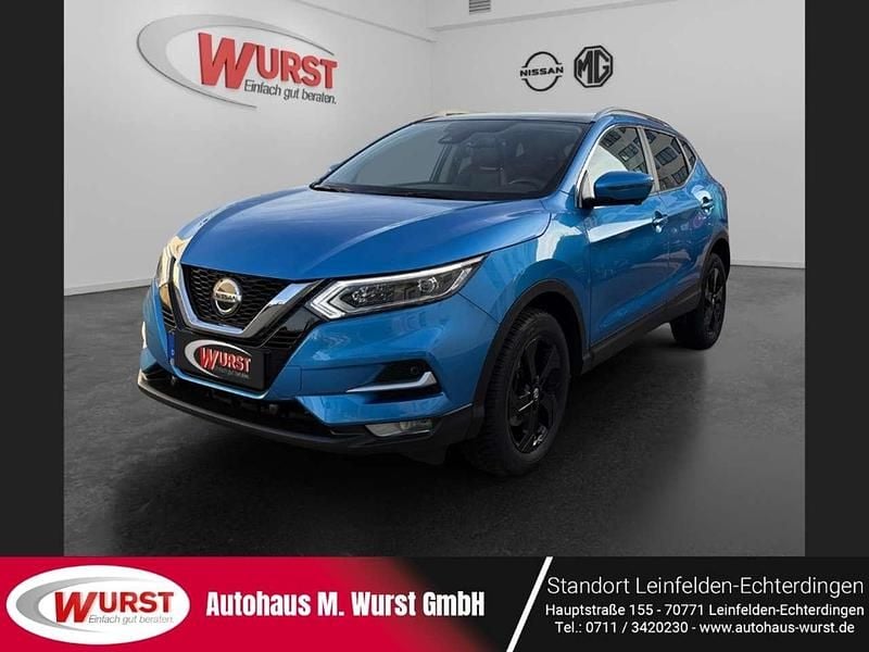 Vivid blue Gebraucht 2021 Nissan Qashqai Akari SUV | 18.990 € (Guter Preis) - Bild 1/4