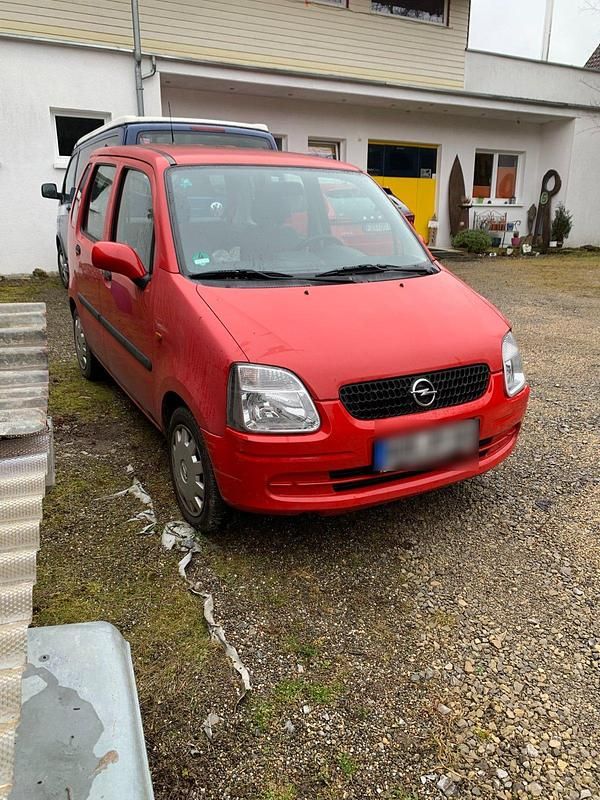 Gebraucht Opel Agila 74 PS (54 kW) 2003 Rot Van / Kleinbus