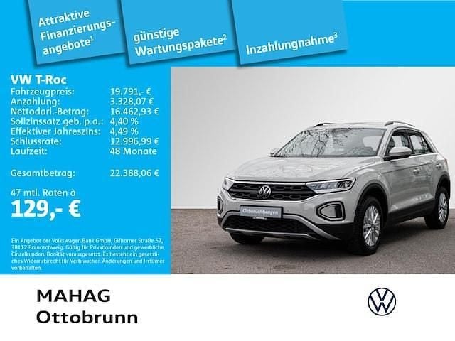 Gebraucht VW T-Roc Life 110 PS (80 kW) 2024 Grau SUV