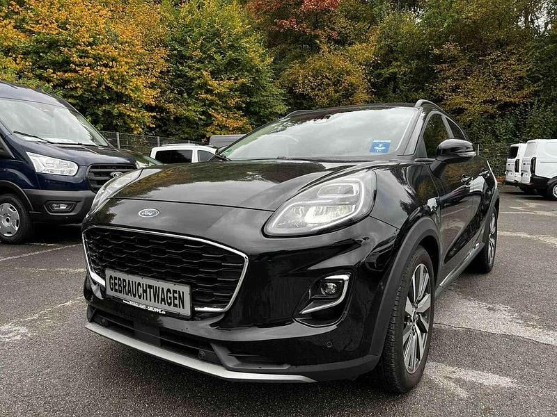 Gebraucht Ford Puma Titanium X 125 PS (91 kW) 2023 Obsidianschwarz metallic schwarz Limousine