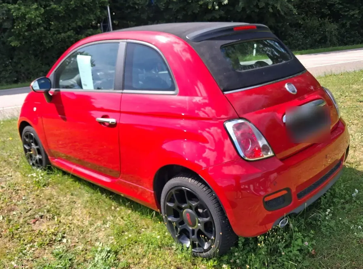 Gebraucht Fiat 500 69 PS (50 kW) 2014 Rot Cabrio