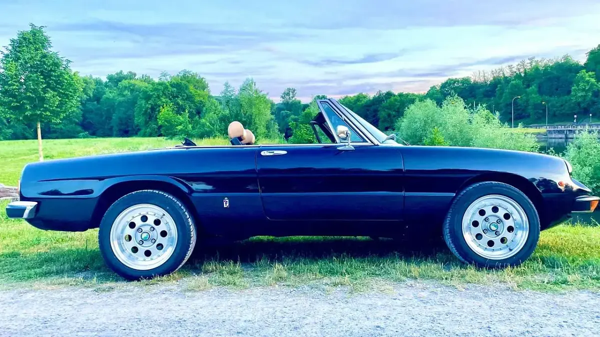 Gebraucht Alfa Romeo Spider Veloce 128 PS (94 kW) 1982 Schwarz Cabrio