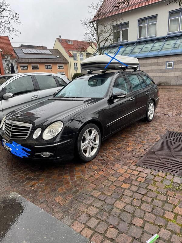 Schwarz Gebraucht 2008 Mercedes E220 Avantgarde Kombi | 4.500 € (Fairer Preis) - Bild 1/4