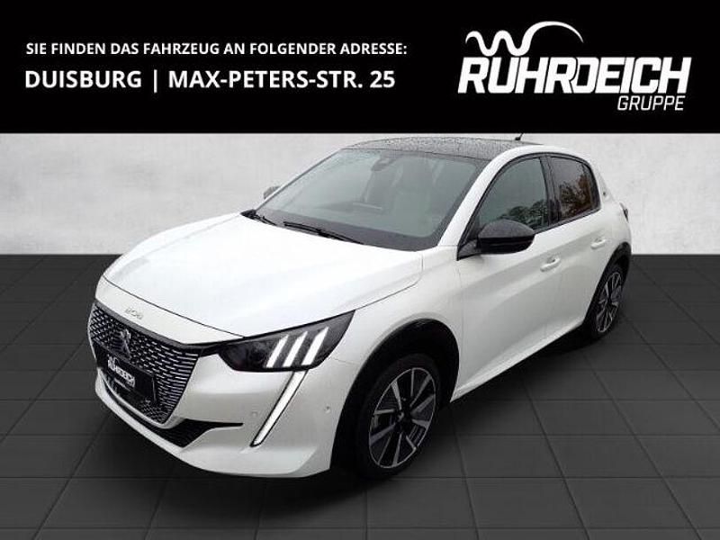 Weiß Gebraucht 2020 Peugeot e-208 GT Kleinwagen | 19.990 € (Fairer Preis) - Bild 1/4