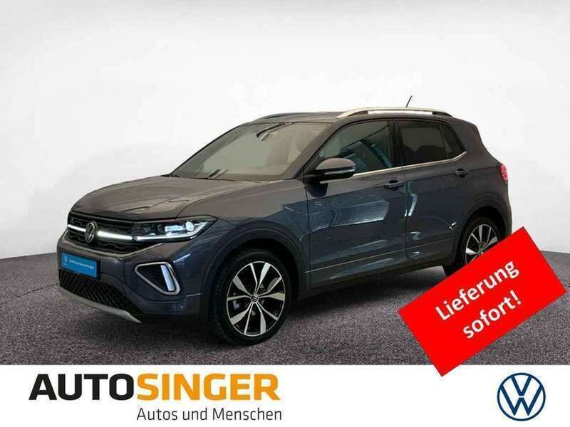 Rauchgrau metallic Gebraucht 2024 VW T-Cross R-line SUV | 27.480 € (Teuer) - Bild 1/4