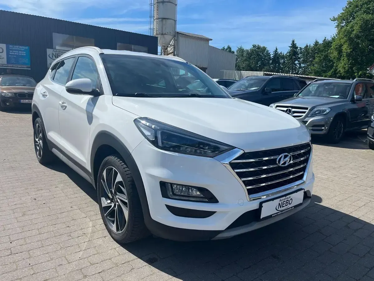 Gebraucht Hyundai Tucson Style 177 PS (130 kW) 2019 Weiß SUV