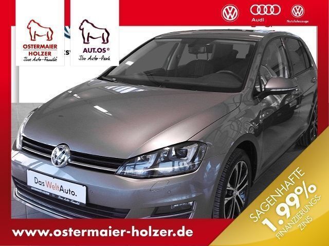 Grau metallic Gebraucht 2016 VW Golf VII LOUNGE Limousine | 22.880 € - Bild 1/4