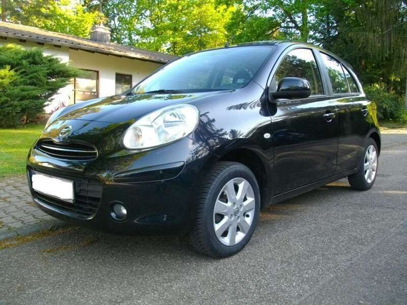 Schwarz Gebraucht 2013 Nissan Micra Kleinwagen | 5.399 € (Fairer Preis) - Bild 1/4