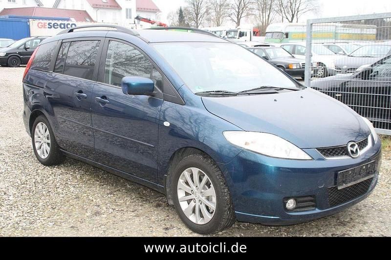 Gebraucht Mazda 5 Exclusive 116 PS (85 kW) 2006 Blau Van / Kleinbus
