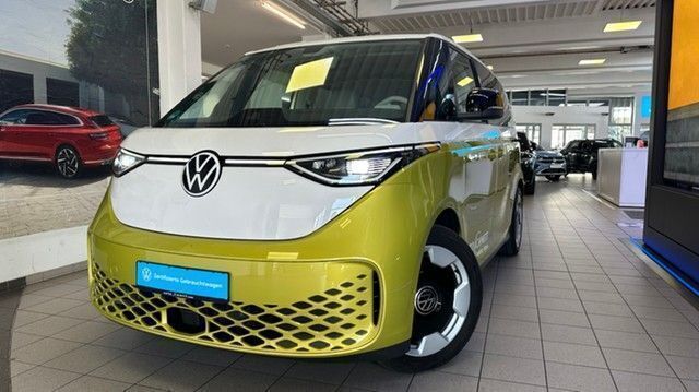 Gebraucht VW ID. Buzz Pro 150 kW (204 PS) 2024 Candyweiß/limonengelb meta... Van / Kleinbus