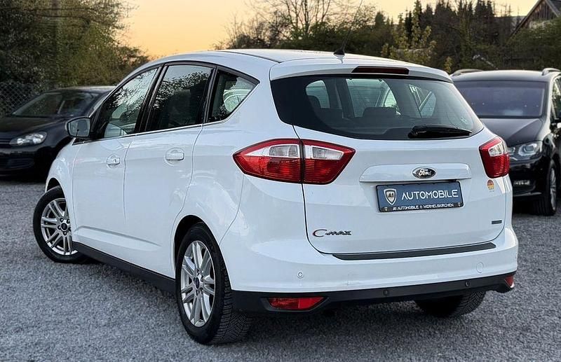 Gebraucht Ford C-MAX Titanium 125 PS (91 kW) 2014 Weiß Van / Kleinbus