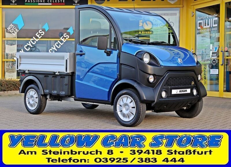 Blau Neu 2024 Aixam D-truck | 15.790 € - Bild 1/4