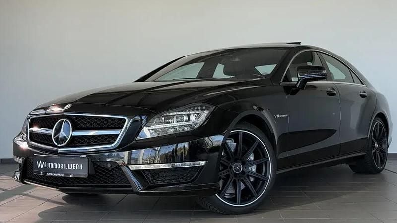 Schwarz obsidianschwarz metalliclack Gebraucht 2015 Mercedes CLS63 AMG AMG Limousine | 43.980 € (Fairer Preis) - Bild 1/4