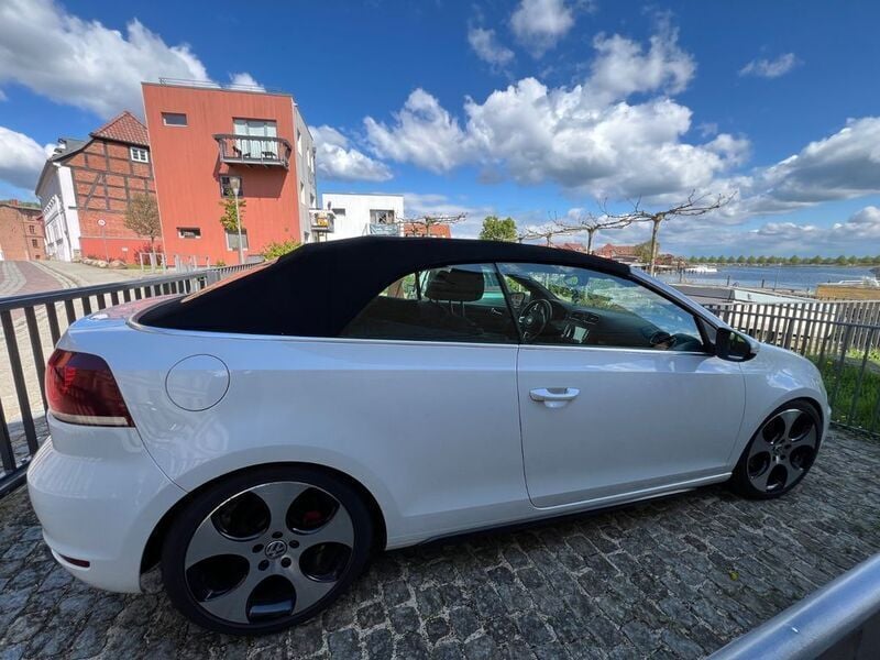 Gebraucht VW Golf Cabriolet GTI 211 PS (155 kW) 2013 Weiß Cabrio