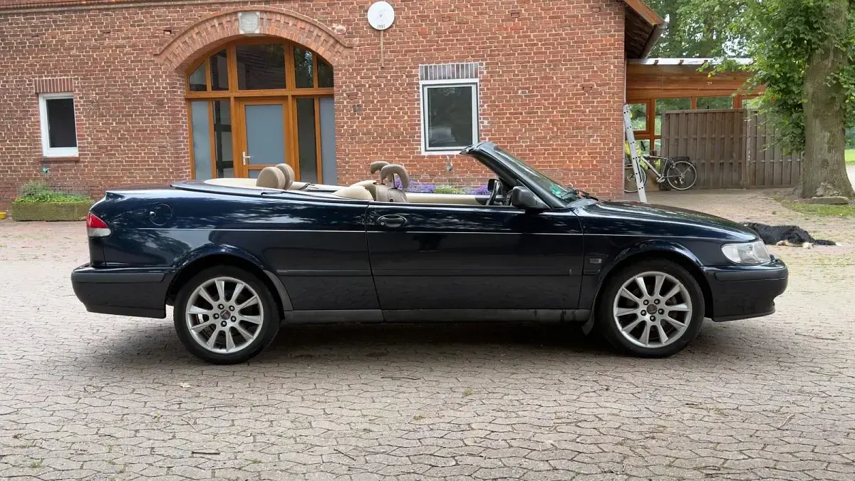 Gebraucht Saab 9-3 200 PS (147 kW) 1999 Blau Cabrio