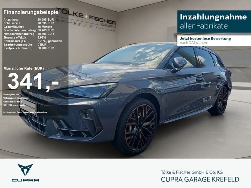 Grau Neu 2025 Cupra Leon VZ Limousine | 50.989 € (Teuer) - Bild 1/4