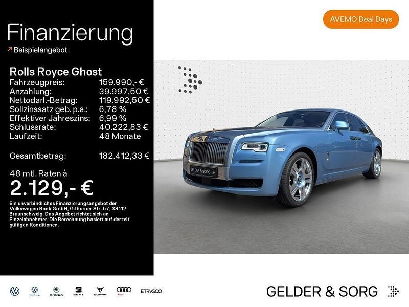 Blau Gebraucht 2015 Rolls Royce Ghost Limousine | 159.990 € - Bild 1/4