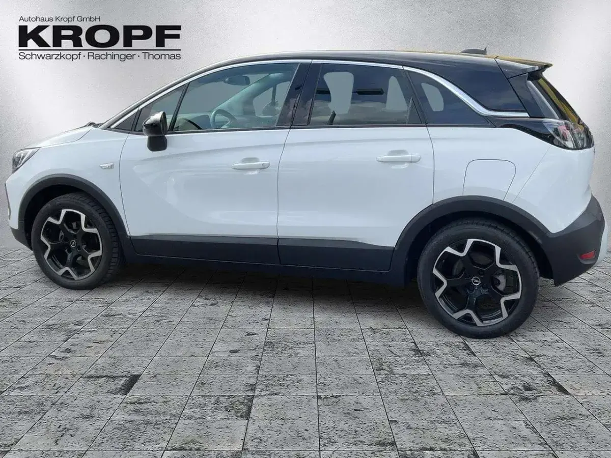 Gebraucht Opel Crossland Elegance 83 PS (61 kW) 2022 Jade weiss/arktis weiss SUV