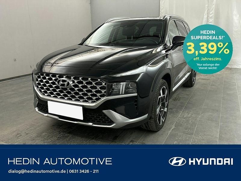 Schwarz Gebraucht 2022 Hyundai Santa Fe Prime SUV | 36.590 € (Fairer Preis) - Bild 1/4