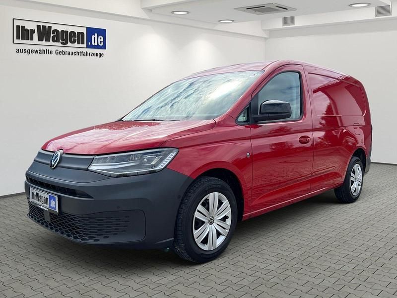 Rot Gebraucht 2021 VW Caddy Maxi Van / Kleinbus | 22.990 € (Guter Preis) - Bild 1/4