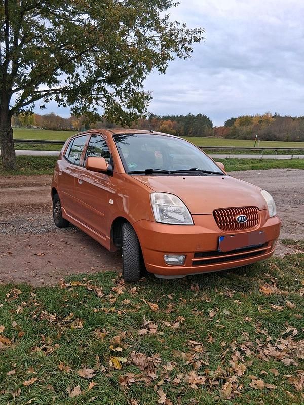 Gebraucht Kia Picanto 2006 Orange Kleinwagen