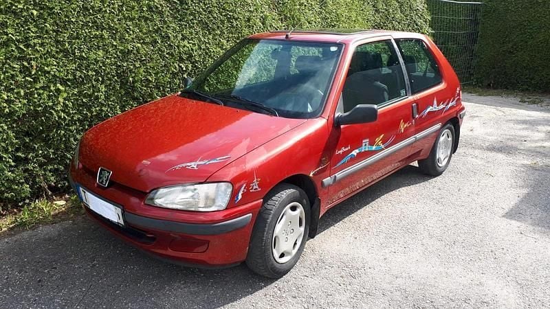 Rot Gebraucht 1997 Peugeot 106 Kleinwagen | 599 € (Superpreis) - Bild 1/4