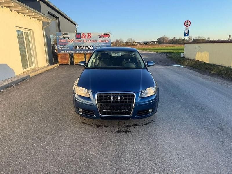 Gebraucht Audi A3 Attraction 102 PS (75 kW) 2007 Blau Kleinwagen
