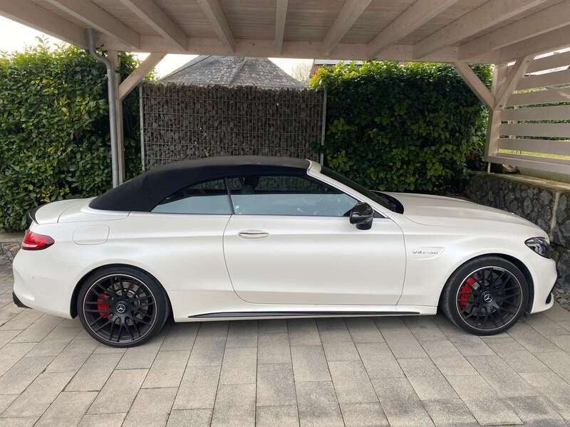 Weiß Gebraucht 2020 Mercedes C63S AMG AMG Cabrio | 69.900 € (Fairer Preis) - Bild 1/4