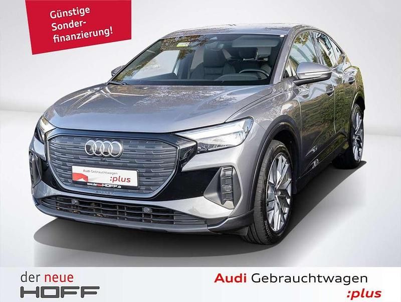 Taifungrau metallic Gebraucht 2022 Audi Q4 Sportback e-tron Ambiente SUV | 25.475 € (Superpreis) - Bild 1/4