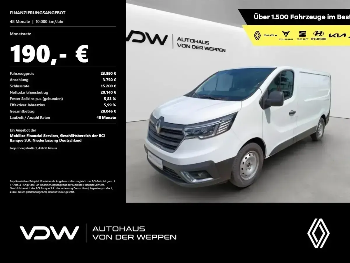 Gebraucht Renault Trafic Komfort 110 PS (80 kW) 2023 Van / Kleinbus