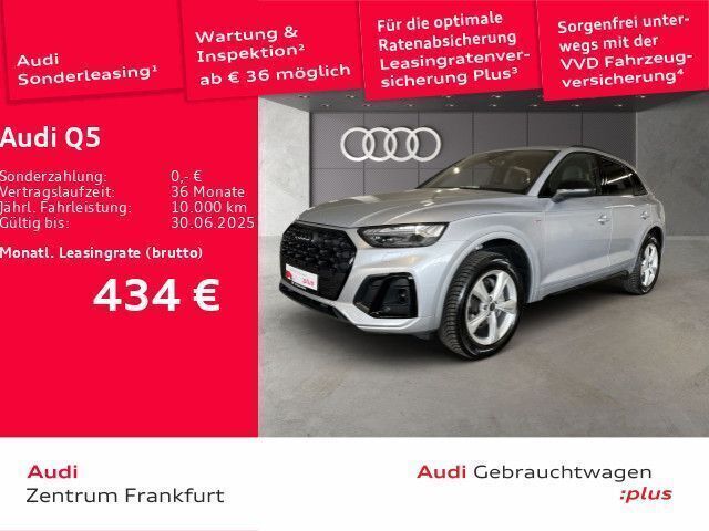 Florettsilber metallic Gebraucht 2024 Audi Q5 Ambiente SUV | 51.848 € (Teuer) - Bild 1/2