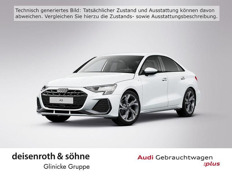 Gletscherweiß metallic Gebraucht 2025 Audi A3 S-Line Limousine | 37.930 € (Teuer) - Bild 1/4