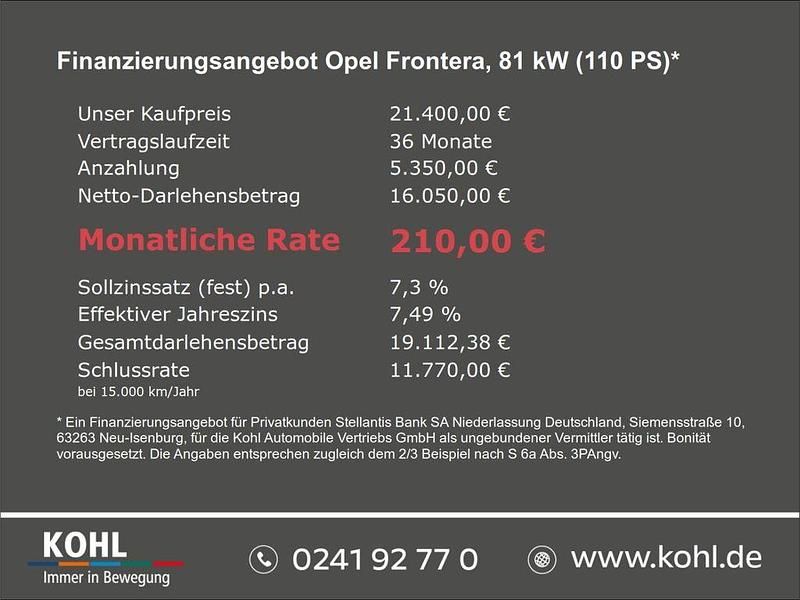 Silber Neu 2025 Opel Frontera Edition SUV | 21.400 € (Superpreis) - Bild 1/1