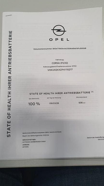 Gebraucht Opel Corsa-e 100 kW (136 PS) 2024 Rot Kleinwagen