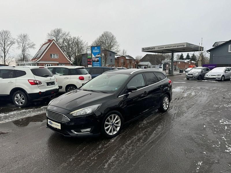 Gebraucht Ford Focus Titanium 120 PS (88 kW) 2018 Schwarz Kombi