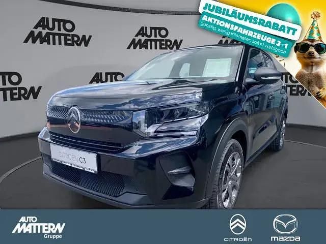 Schwarz Neu 2025 Citroën C3 Kleinwagen | 15.889 € (Superpreis) - Bild 1/4