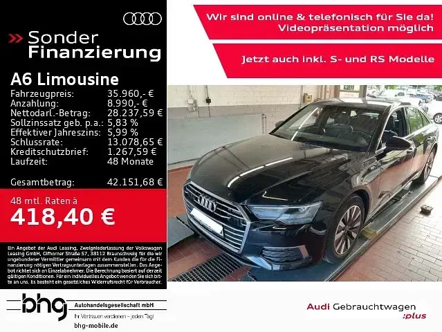 Gebraucht Audi A6 Design 204 PS (150 kW) 2023 Limousine