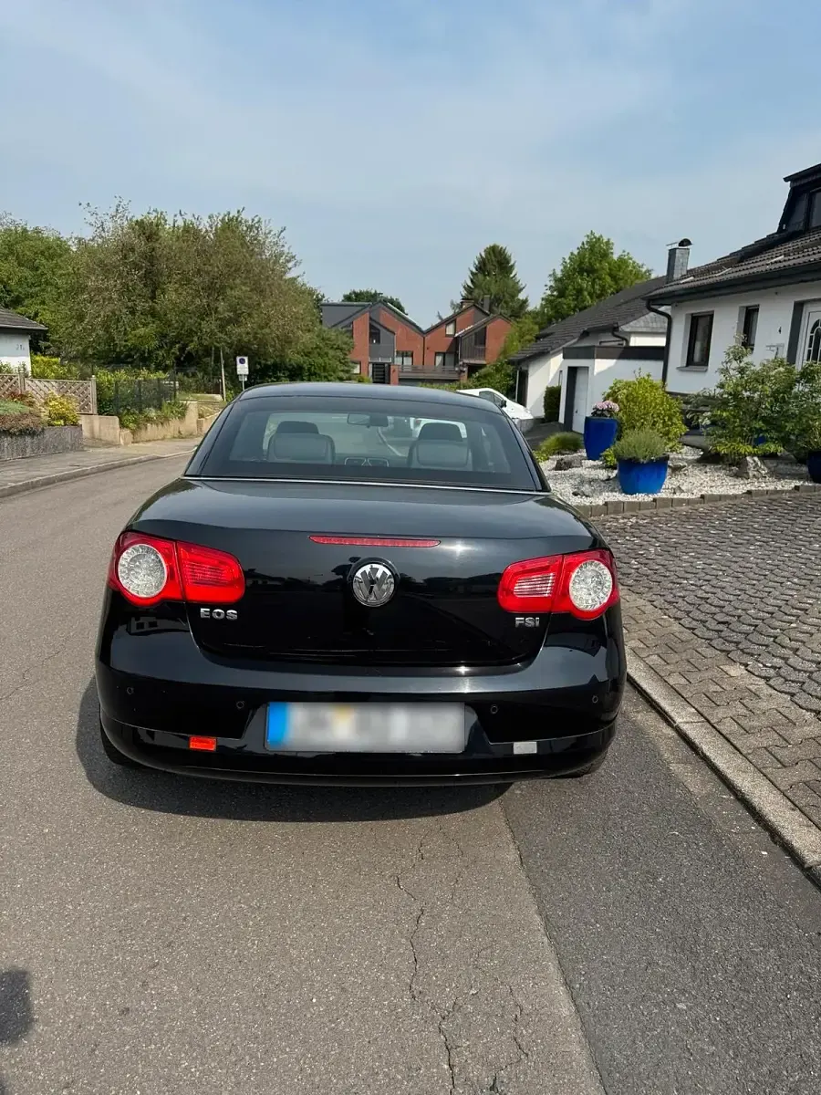 Brugt VW Eos 150 HK (110 kW) 2008 Sort Cabriolet