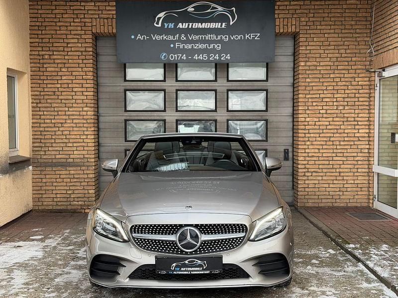 Gebraucht Mercedes C220 AMG line 194 PS (142 kW) 2019 Silber Cabrio