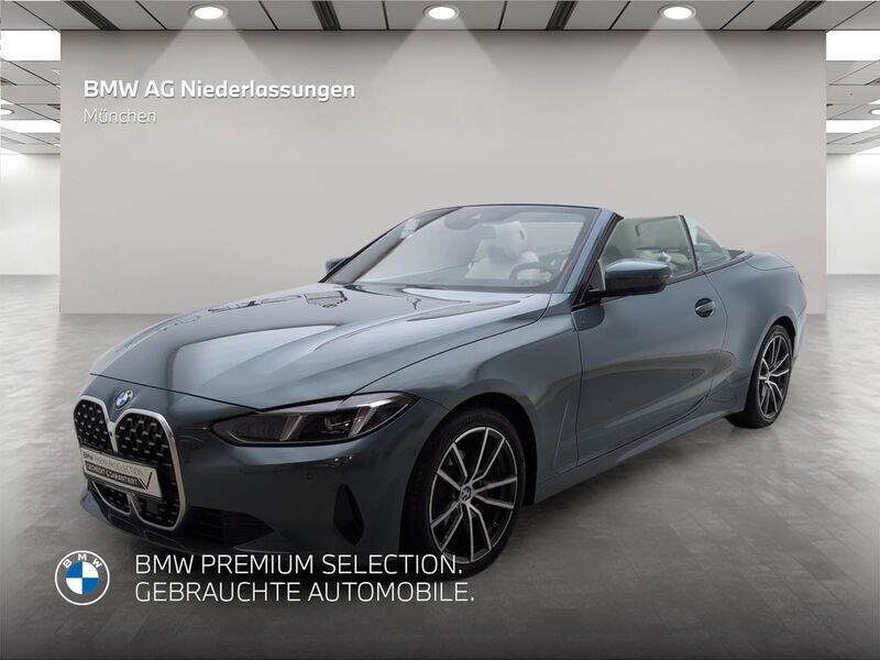 Grün Gebraucht 2024 BMW 420 Comfort Edition Cabrio | 51.495 € (Etwas zu teuer) - Bild 1/2