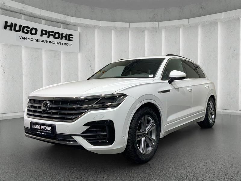 Weiß Gebraucht 2022 VW Touareg R-line SUV | 55.690 € (Teuer) - Bild 1/4