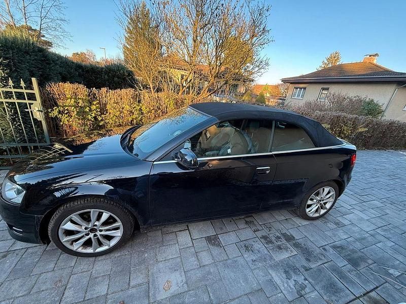 Schwarz Gebraucht 2011 Audi A3 Cabriolet Ambition Cabrio | 6.499 € (Guter Preis) - Bild 1/4